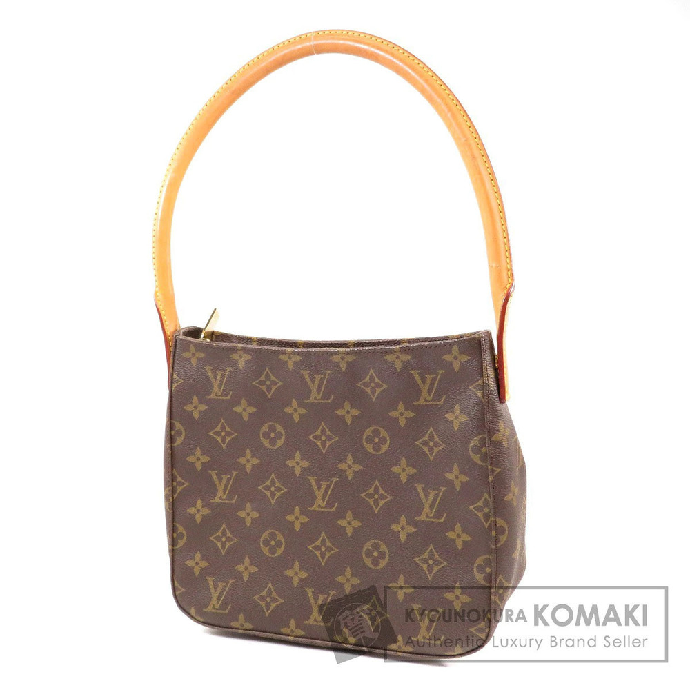 Louis Vuitton Looping Monogram Canvas Shoulder Bag Brown